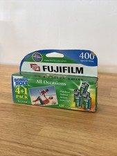 Fujifilm 400 Speed 5 Rolls 35mm Color Film 120 Total Exposures Exp. 2007 Sealed
