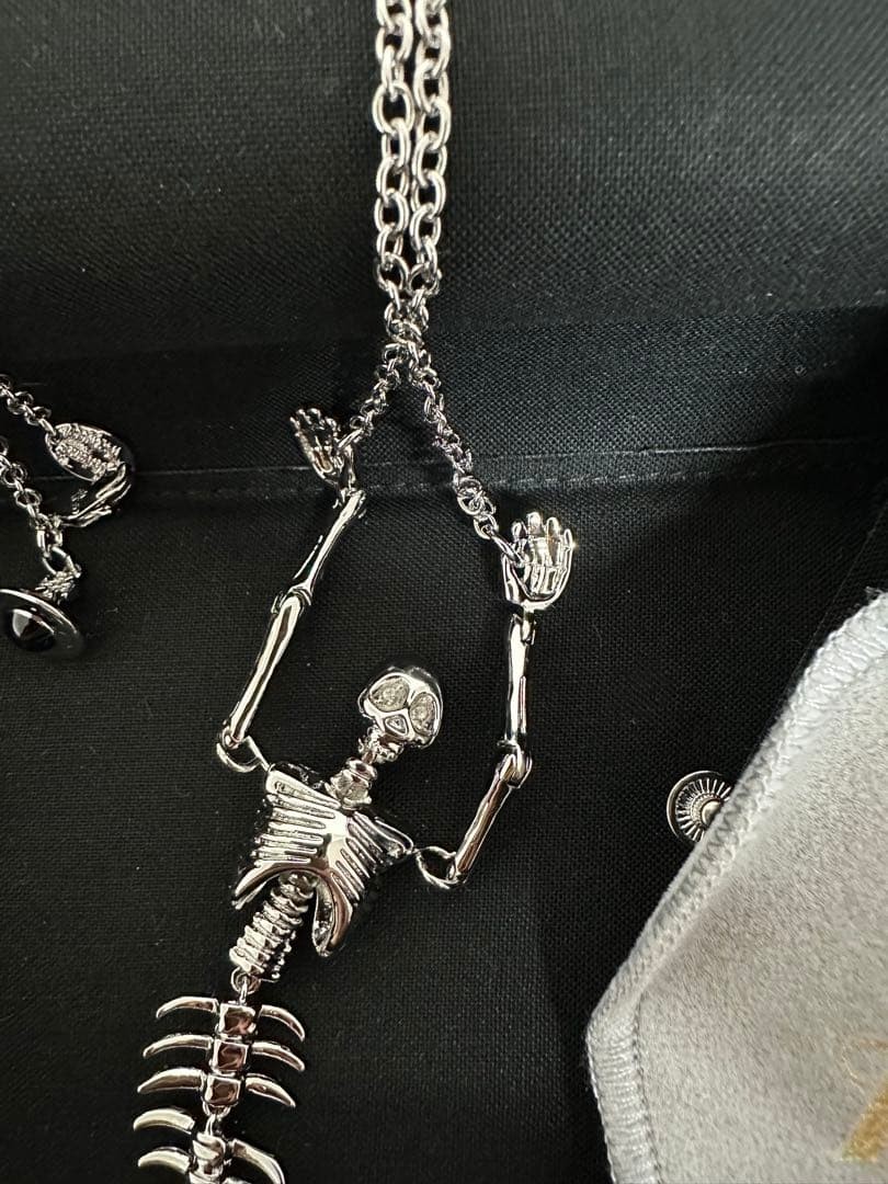 Vivienne Westwood Skull Chain Pendant Fishbone | eBay