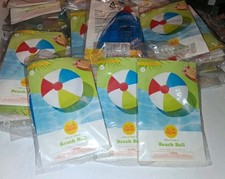 28 Pack Beach Balls Bulk, Inflatable Pool Toys Beach Toys for Kids 14"