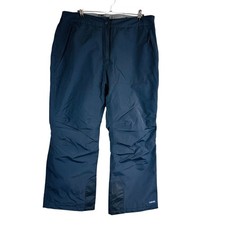 Lands' End Womans Sz 16W 18W Plus Ski Snow Pants Black Adjustable Waist s