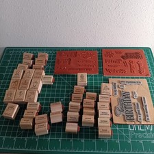 Stampin Up Stamp Sets Lot Year 2004 Unmounted Stamps 40 Stamp 40 Some 2 Sided