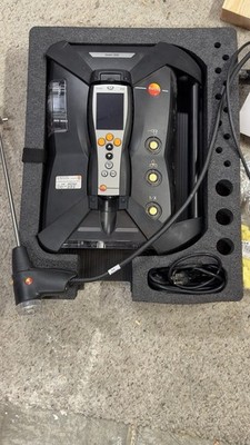 Testo 350 Gas Analyzer With Sniffer Wand And Base (Untested)