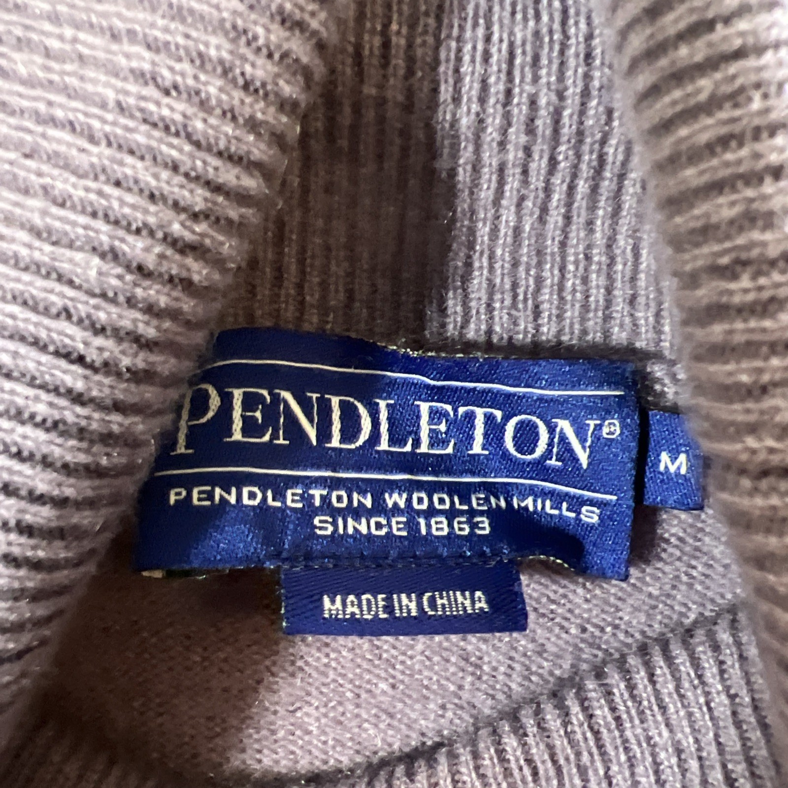 Pendleton 100% Cashmere Purple Pullover Sweater T… - image 3