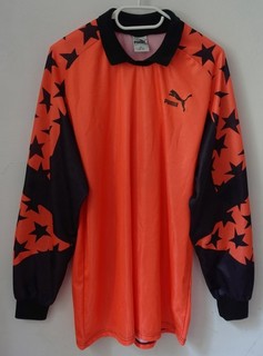 Maglia calcio arancione Puma taglia XL n.1 maglia portiere made in West Germany