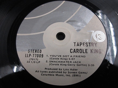 Carole King Tapestry Compact Jukebox EP 33 RPM, Mini LP' / Good+
