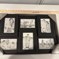 Black Collage Frame For Six 4 X 6 Photos Wall Hanging