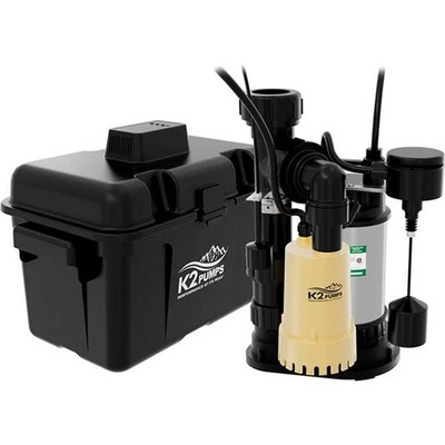 GP Enterprises B3191279 0.33 HP The Sump Bunch Compact Pump System - Black