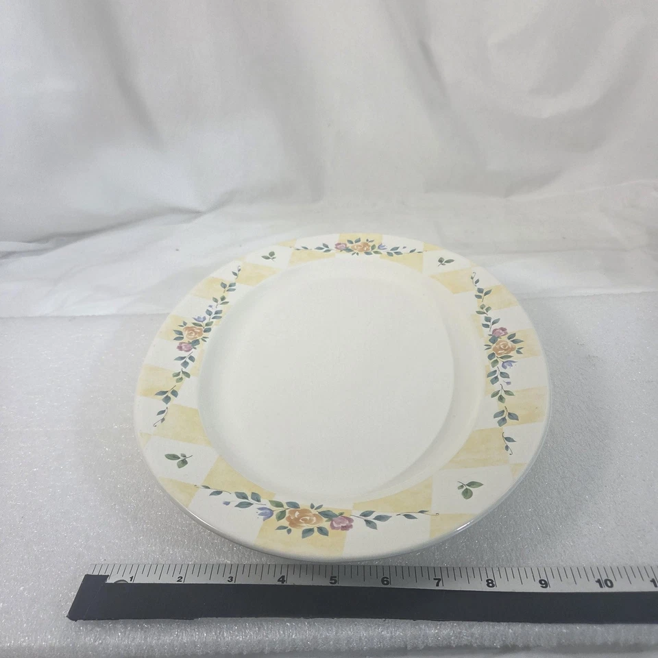 Plato para servir ovalado Pfaltzgraff gres vid floral amarillo cuadros EE. UU. grande Foto 4 de 4