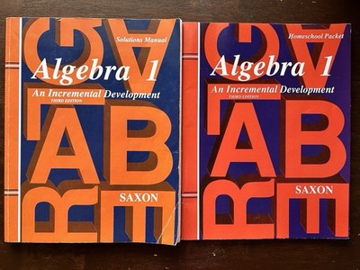 Saxon Algebra 1 Solutions Manual & Tests and Problem Set Solutions and Answers