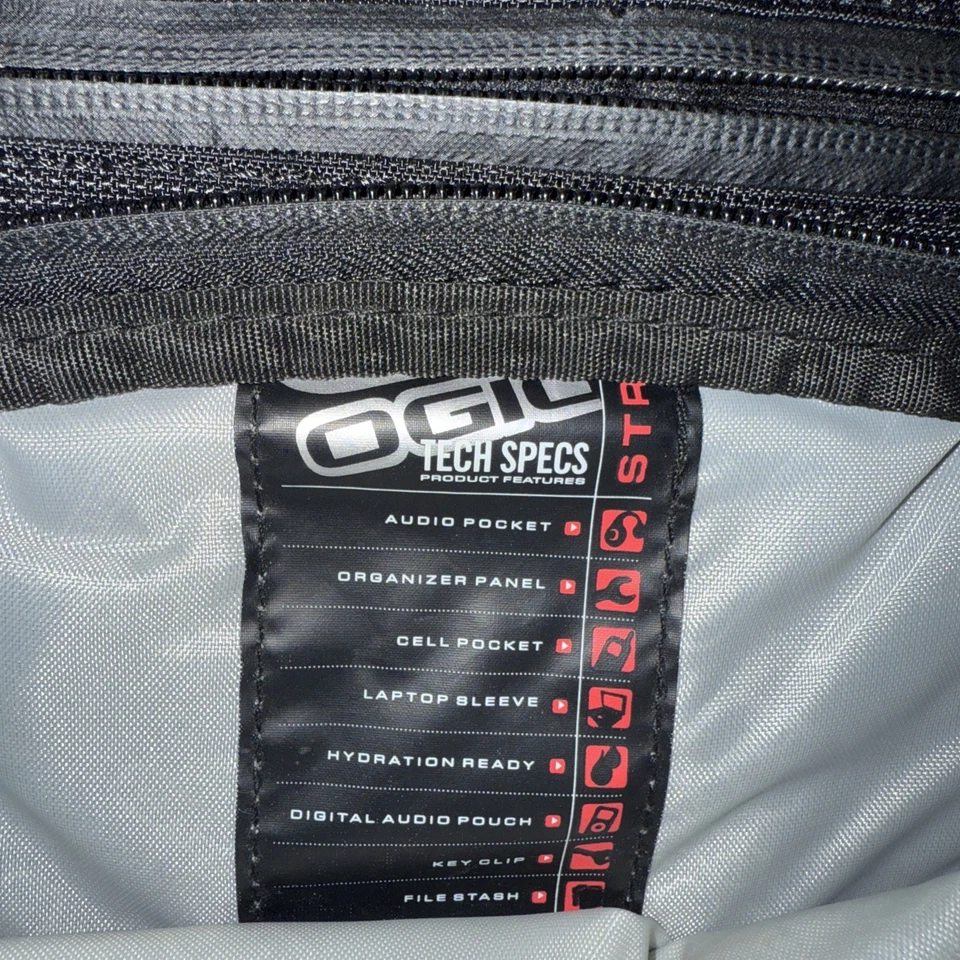 /L@@K\ Mochila OGIO Metro Pack 711105, funda para portátil - negra. Marca! Foto 3 de 4