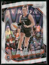 2025 Panini Prizm WNBA Marina Mabrey #18 White Seismic Sun BB1667