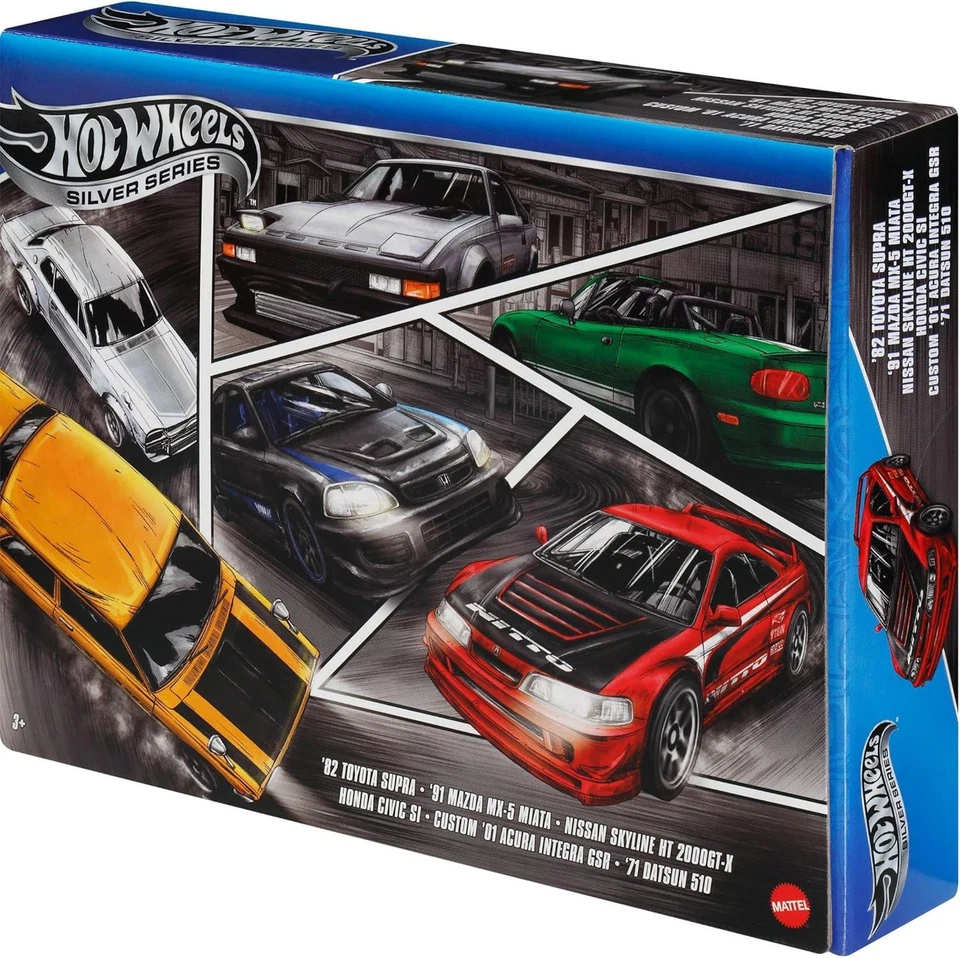 HOT WHEELS Special BOX 6 Modellini Auto JAPAN CARS Scala 1:64 MATTEL JBY77 - Immagine 2 di 4