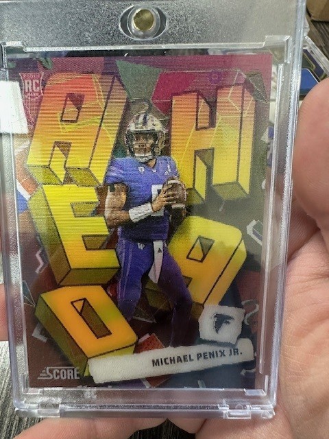 2024 Score Michael Penix Jr. Step Ahead Case Hit!!