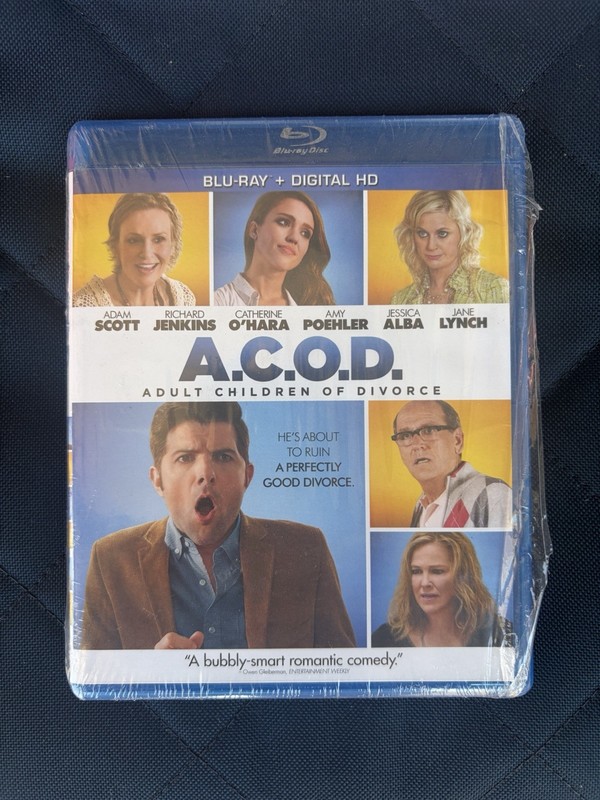 A.C.O.D. (Blu-ray) No Digital LIKE NEW! Adam Scott Catherine O'Hara Amy Poehler