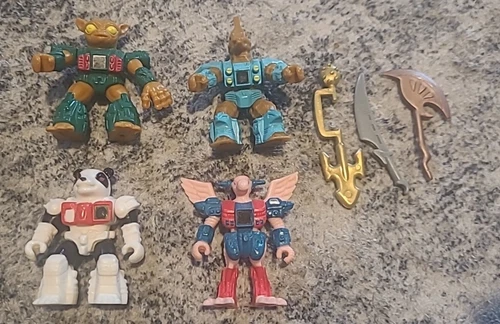New ListingVintage Battle Beasts Lot Of 4 plus weapons - Hasbro collectibles toys