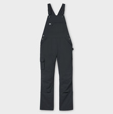 Du.luth Women's Heirloom Gardening Bib Overalls - Black, Regular NEW