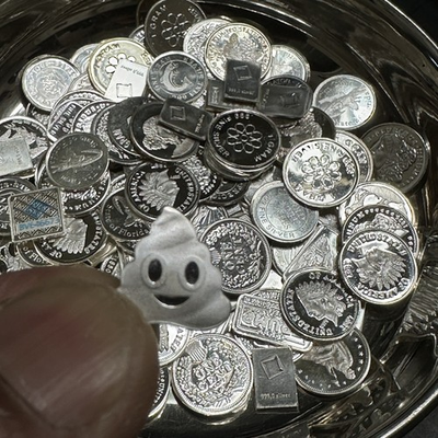 #ad 1g random mix silver bar .999 Fine Fractional Silver. Limited Supply $8.47