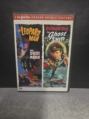 The Leopard Man / The Ghost Ship, DVD Mono, Black & White, Good, Free Shipping 