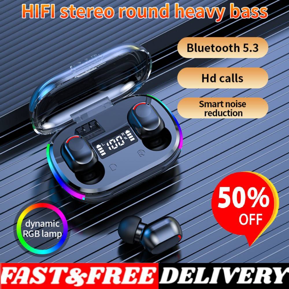 Bluetooth Earbuds TWS 5.3 Wireless headphones Earphone Waterproof For All Phones-image