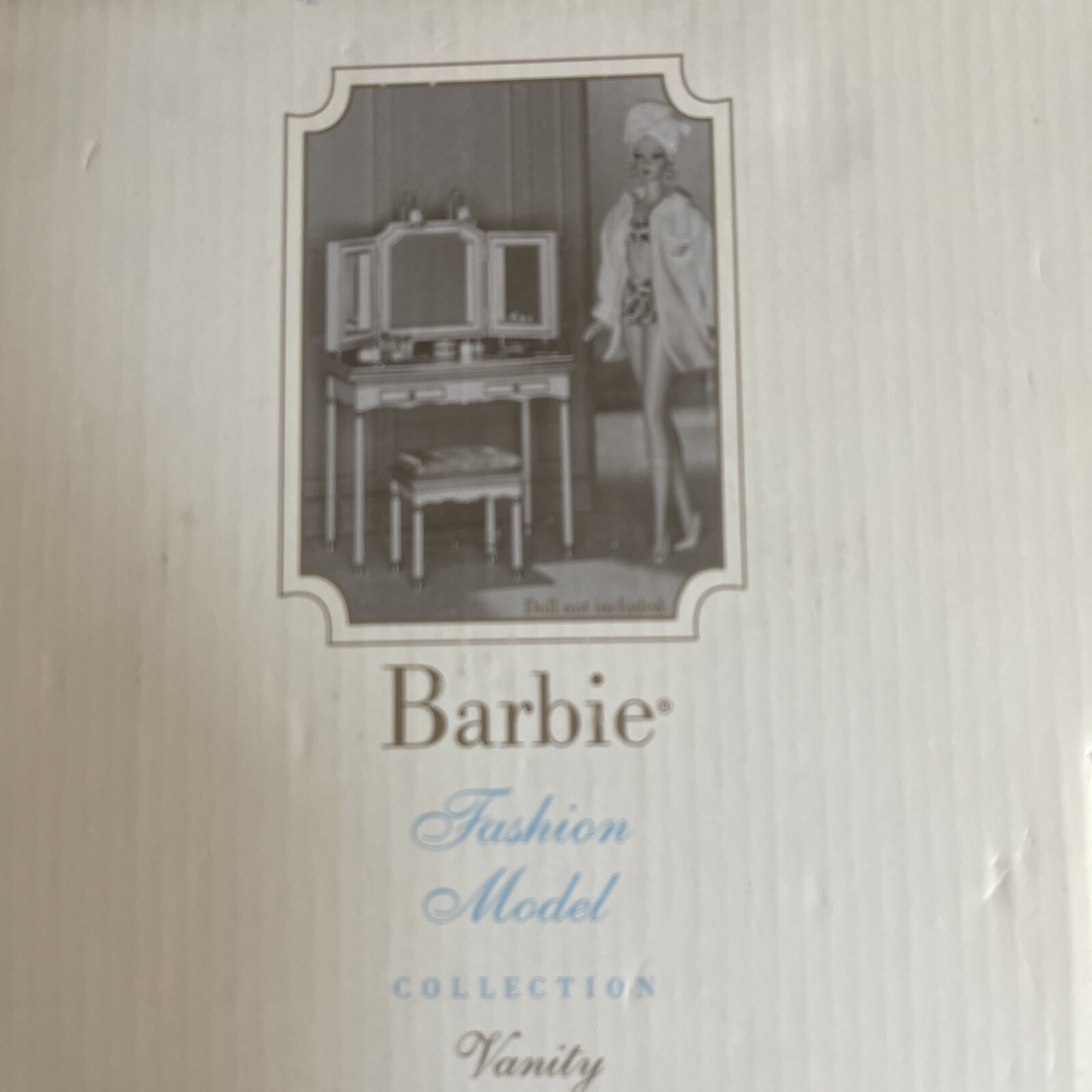 Barbie Fashion Model Collection Silkstone Vanity New in Box Open Gold