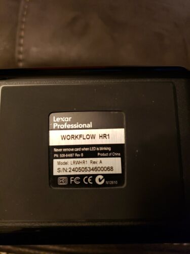 Lexar Professional Workflow HR1 Hub UNTESTED READ DESCRIPTION - Picture 2 of 3