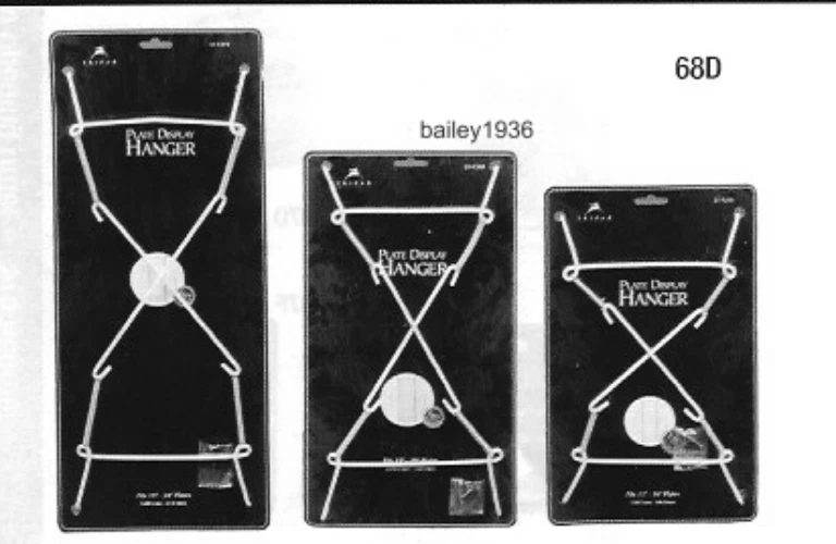 Colgador de placa de alambre económico ELECCIÓN de 5 tamaños LATÓN - ENVÍO GRATUITO Foto 3 de 3