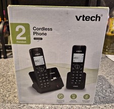 VTech CS2001 2 Handset Digital Cordless Phone - Black