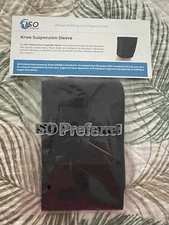 ISO PREFERRED ORTHOTIC KNEE SUSPENSION SLEEVE BLACK ONE SIZE KN208 - NEW