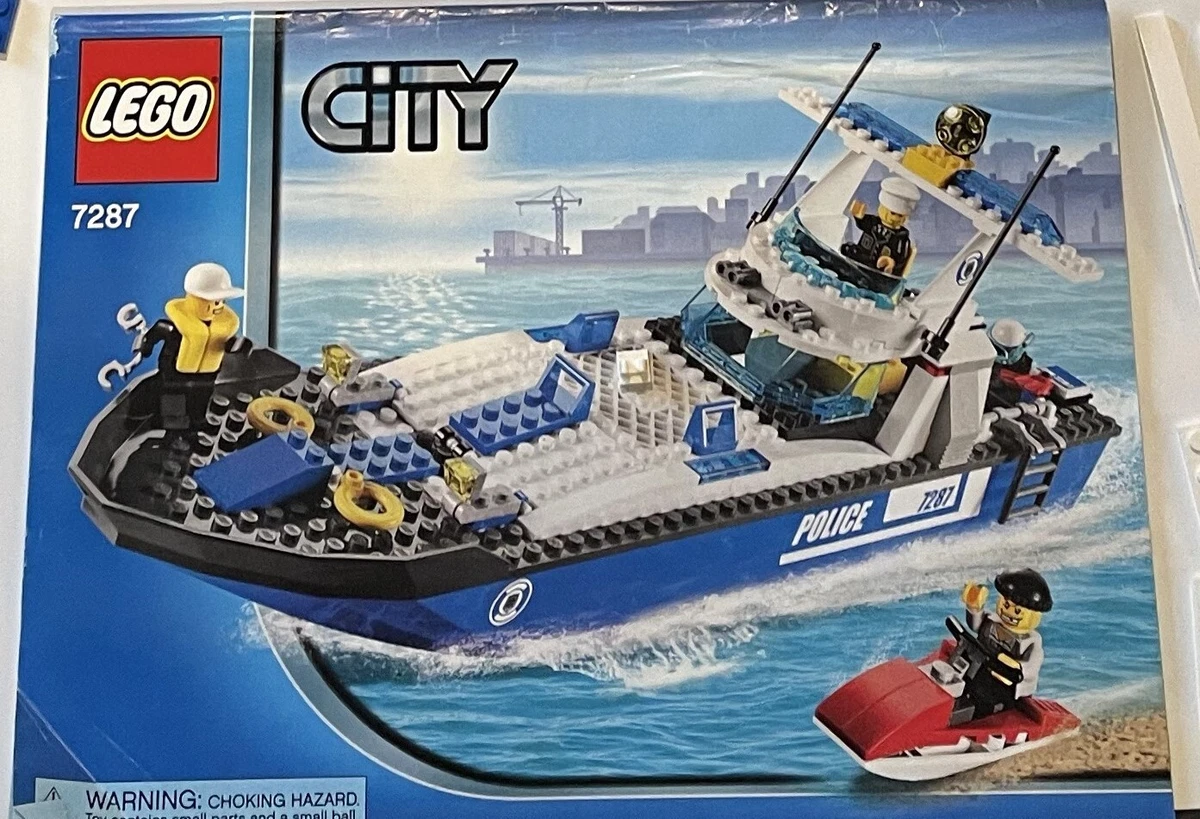 Anonym Great Barrier Reef bruger Retired LEGO CITY: Police Boat (7287) - all pieces included 673419142052 |  eBay