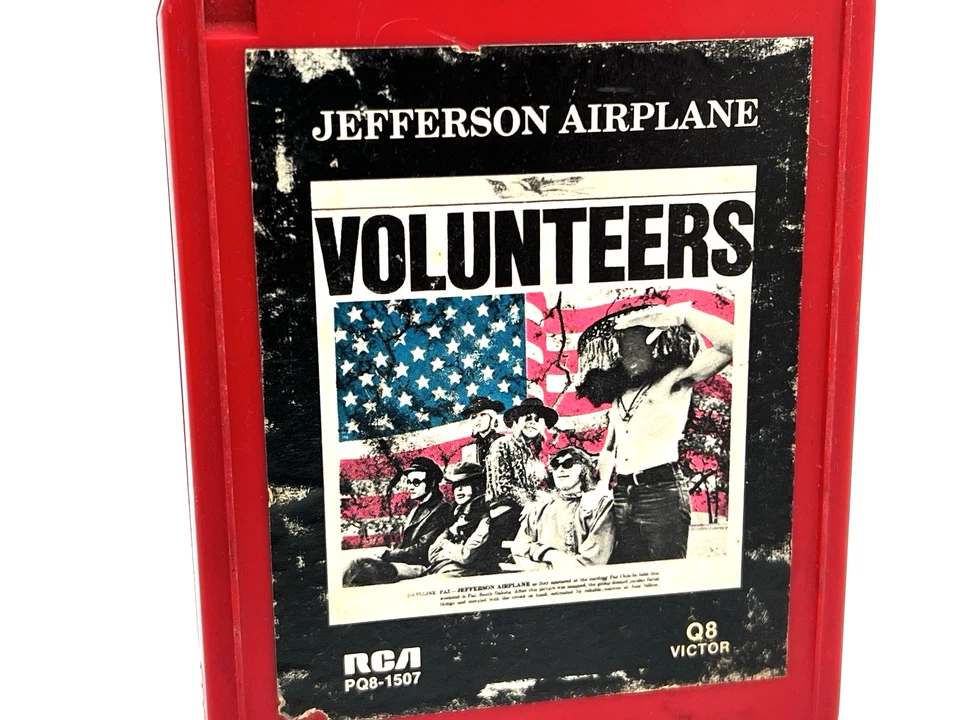 JEFFERSON AIRPLANE - VOLUNTEERS 8 TRACK RED QUAD TAPE RCA PQ8-1507 QUADRAPHONIC - Bild 2 von 4