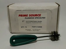 (8)  1" Stainless Steel Fitting Brushes - Plastic Handle - Prime Source Plumbing