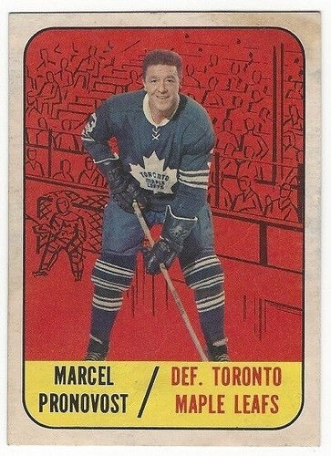Marcel Pronovost #81 1967 Topps card
