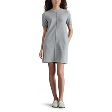 Steve Madden Women's Short Sleeve Sweater Dress Size XS Heather Grey