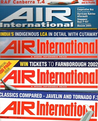 Air International 1995 - 2013 Choose from over 150 Magazine Back Issues