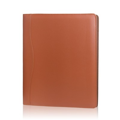 Leather Portfolio Folder Padfolio, Business Padfolio Organizer Document