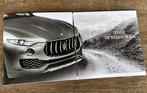 2017 2018 Maserati Factory Published Levante SUV Dealer Sales Brochure Folder - Picture 4 of 5