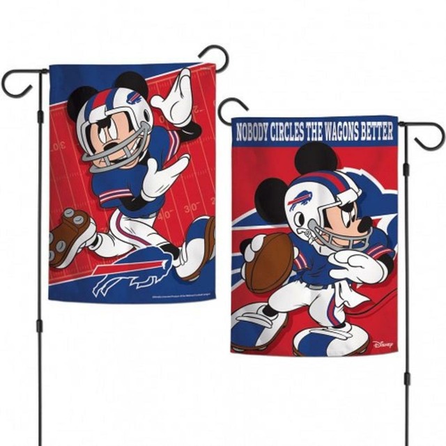 Buffalo Bills Disney 12 5 X 18 Garden Flag NEW NFL Mickey Mouse Law Yard EBay