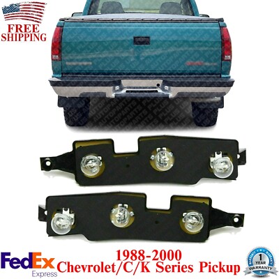 Tail Light Circuit Board Connector Plate LH+RH Pair For 1988-00 Chevy