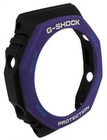 Casio G-Shock > LüNette Schwarz / Lila Resin Bezel > GA-2100THS-1A