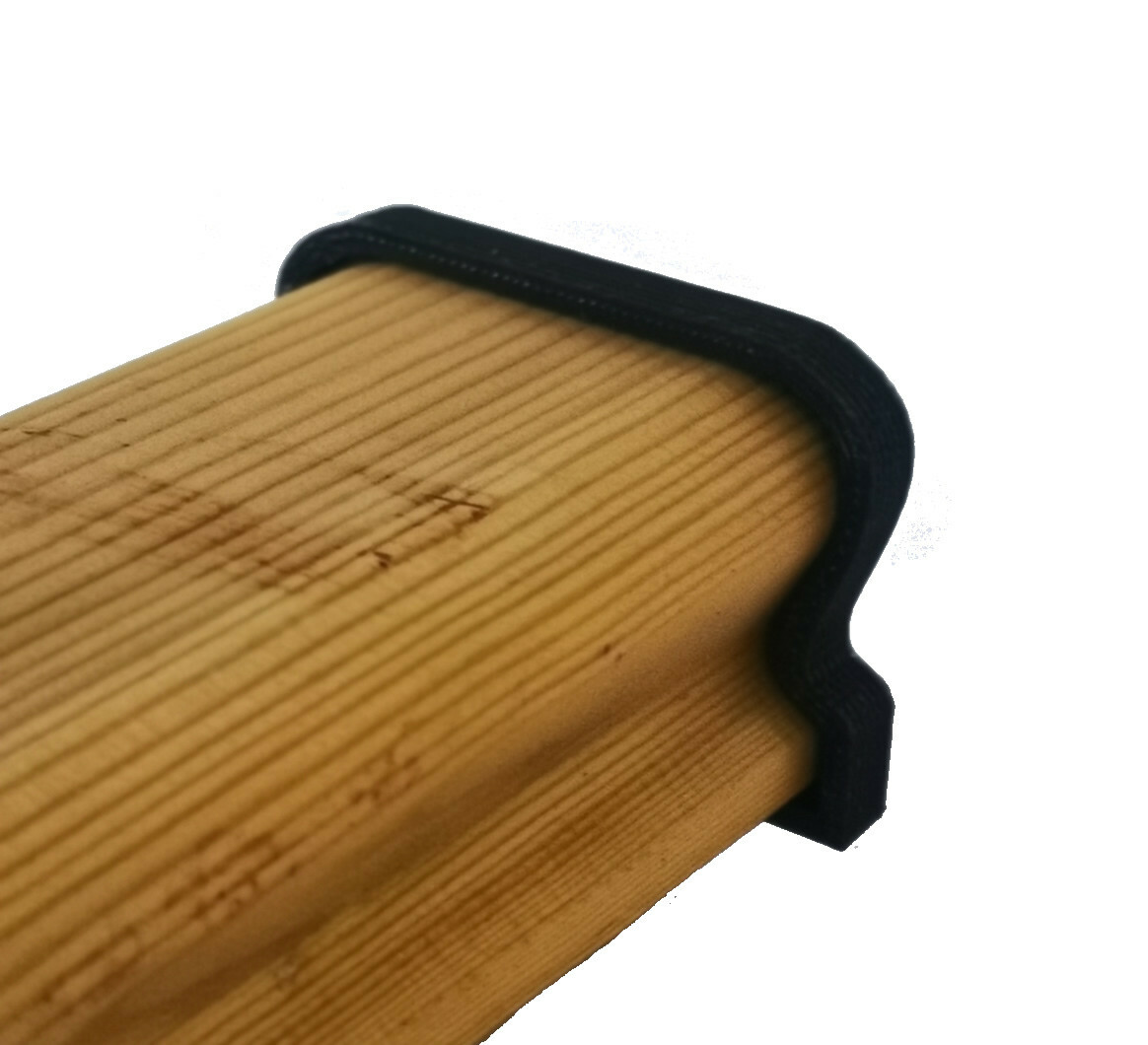 1 Pair Plastic Decking Handrail Bracket/Supports for Mushroom Handrail