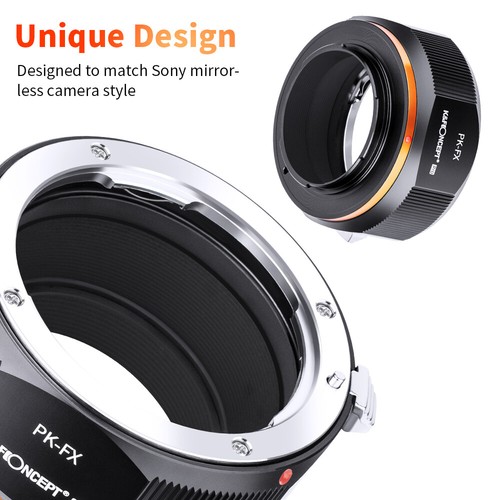 K&F Concept adapter Compatible with Pentax K mount lens to Fuji X mount cameras - Picture 4 of 12
