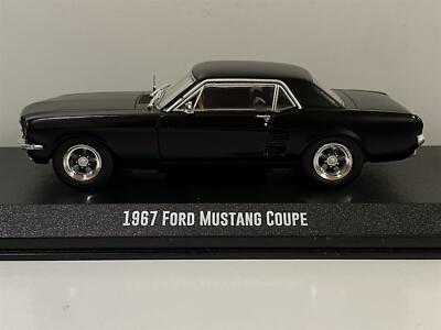 Creed 1967 Ford Mustang Coupe Matt Black 1:43 Scale Greenlight