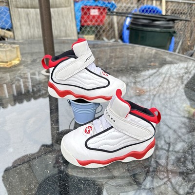 Toddler Jordan Pro Strong White/Black-Gym Red DC7910 101 6C Kids CLEAN