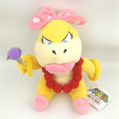 Wendy Koopa Super Mario Bros Kootie Pie Female Soft Plush Toy Animal 6
