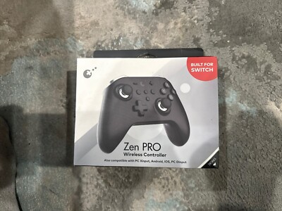 ZEN PRO Wireless Gaming Controller Nintendo Switch, PC & iOS Android Black