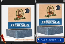 Dr. Squatch . Fresh Falls Bar Soap for Man 5 oz free shipping  2PC 