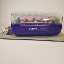 Conair Easy Start 20 Electric Hot Rollers Curlers Clips 3 Sizes