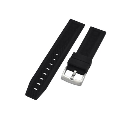 20mm Black Rubber Watch Strap For Tag Heuer Formula 1 BT0714