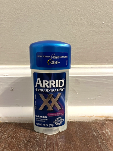 Arrid Extra Extra Dry Morning Clean Clear Gel Antiperspirant Deodorant 2.6 Oz.