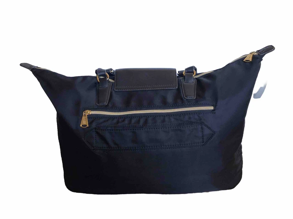 AIMEE KESTENBERG-Florence Bolsa Tote de Viagem Laptop Overnight Preta Média Excelente Estado Usado! - Imagem 2 de 4